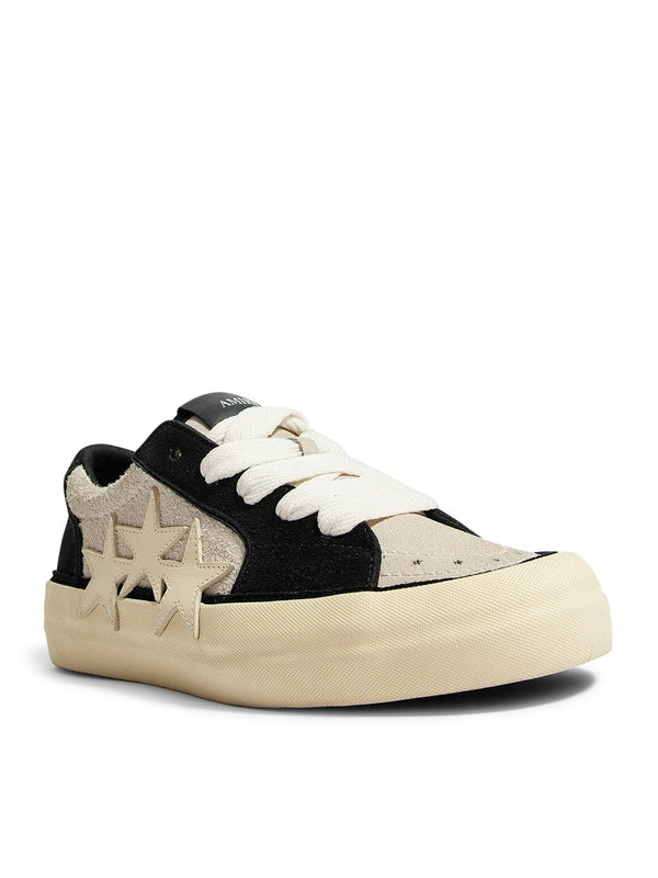 Star Patch Leather Low-Top
  Sneakers