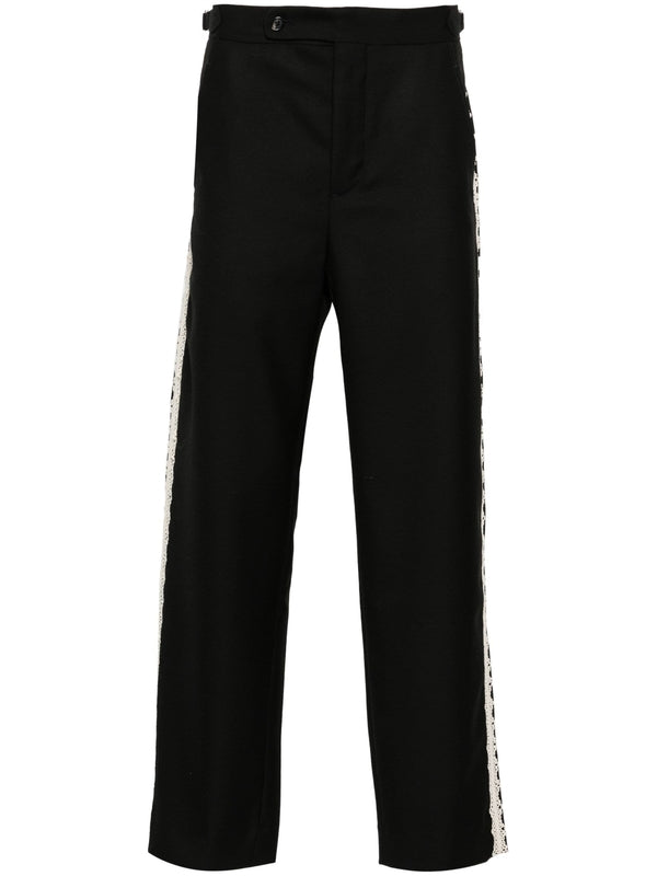 Lacework Side Buckle Pants