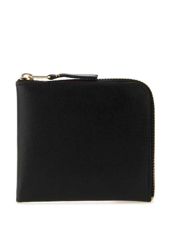 Classic Leather Half Zip Wallet