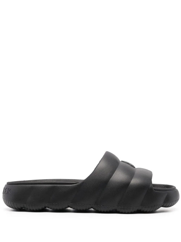 Moncler Black Slides