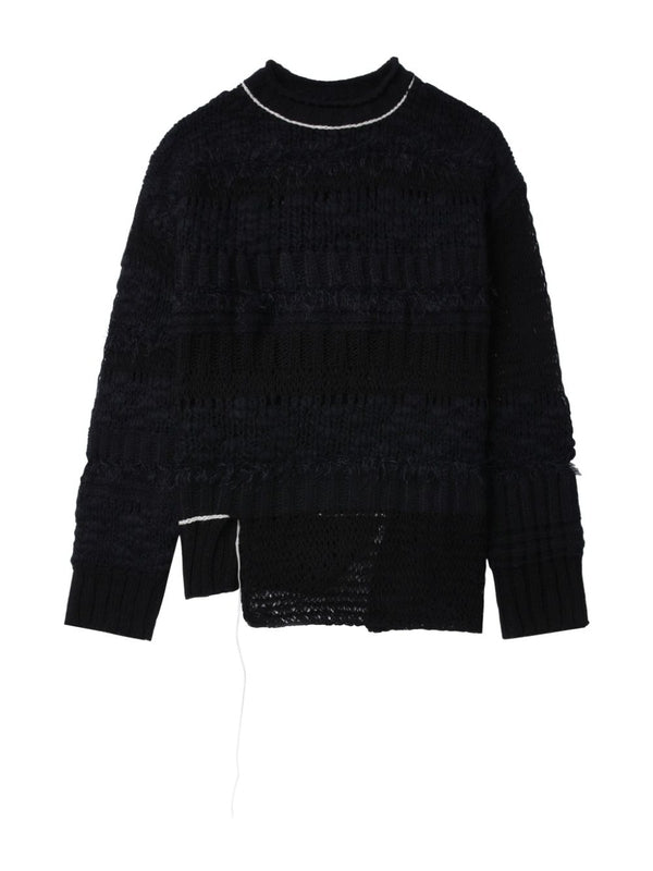 Y'S Black Knitted