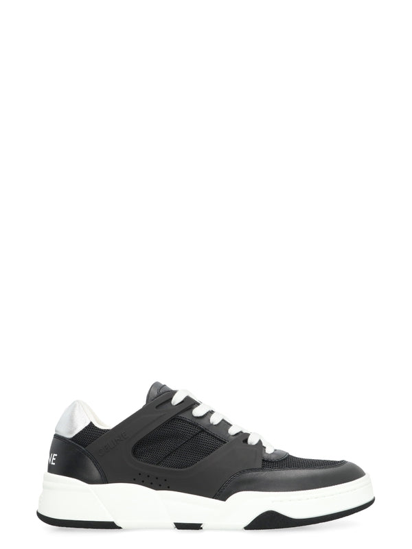 CT 07 Mesh Leather Low-Top Sneakers