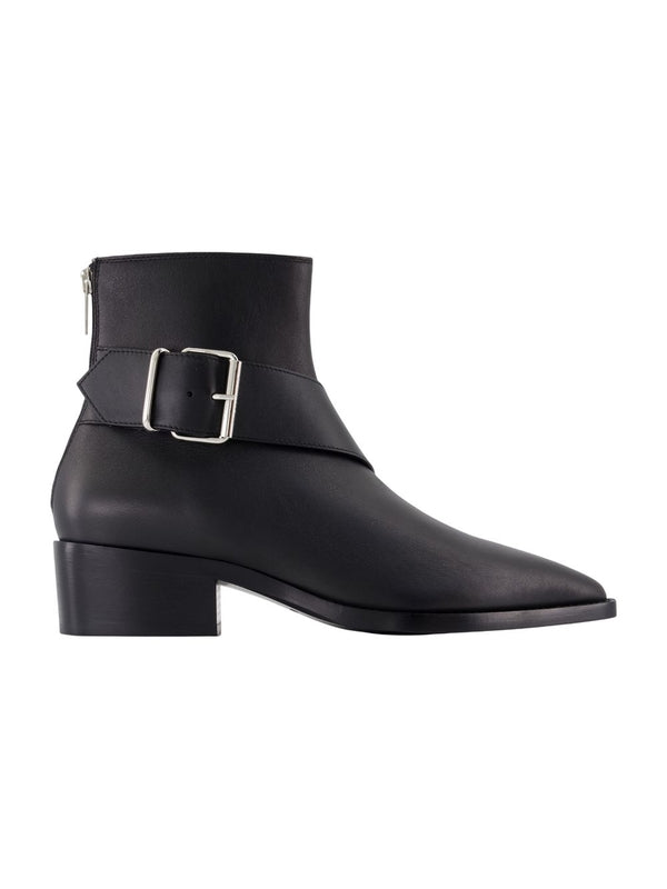 Alexander Mcqueen Black Ankle Boots