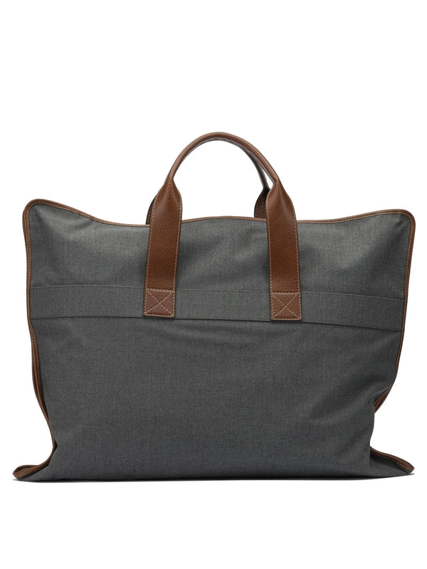 Brunello Cucinelli Grey Brief Case