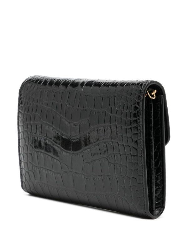 Whitney Croco Effect Leather
  Shoulder Bag