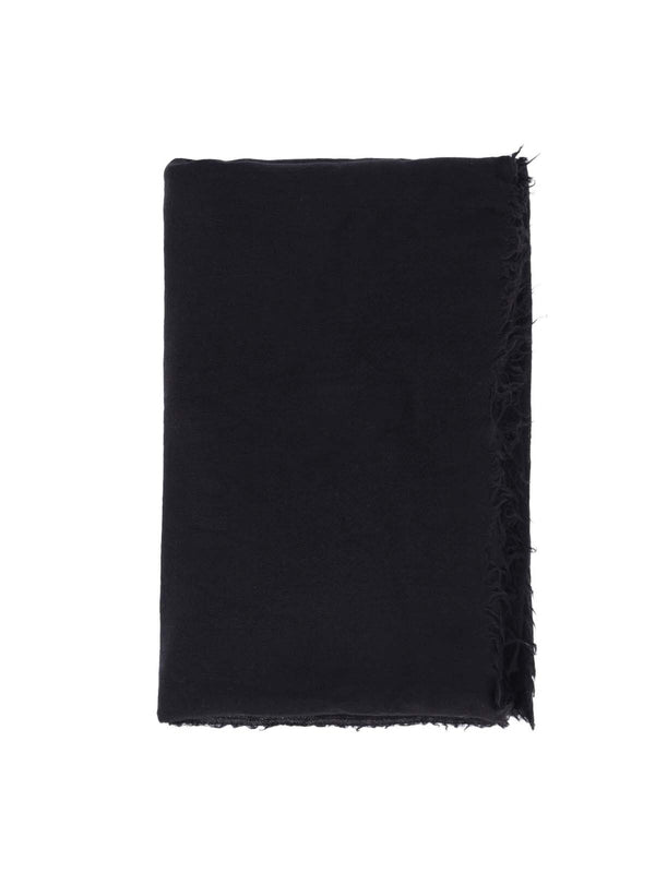 Rick Owens Black Silk Mufflers