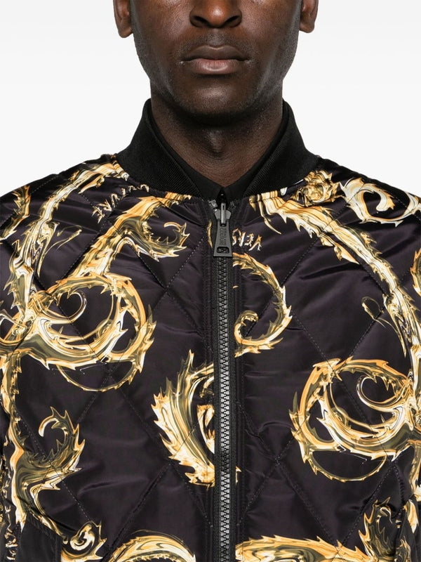 Allover Print Bomber Jacket