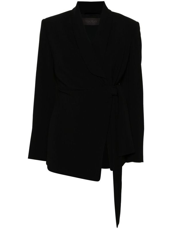 Asymmetrical Strap Tailored
  Jacket