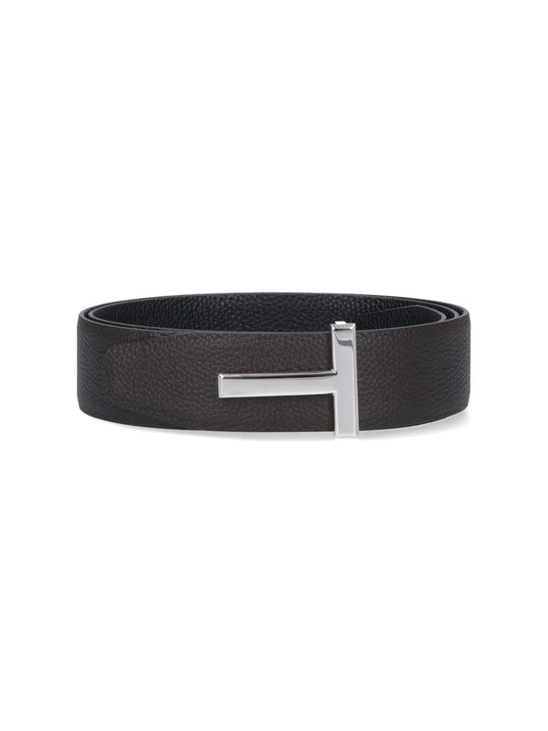 Tom Ford Brown Leather Belts