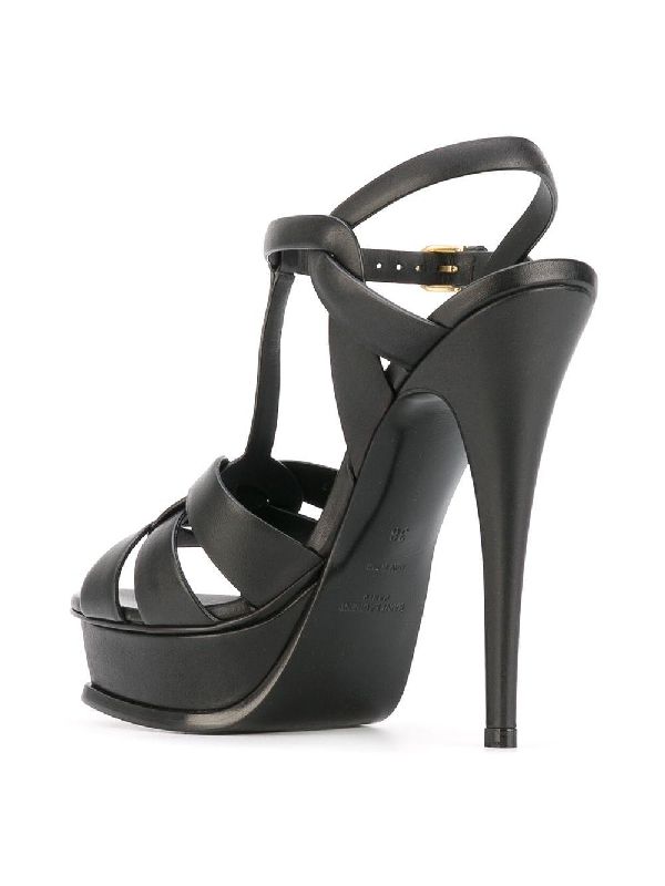 Tribute Leather Sandal Heels