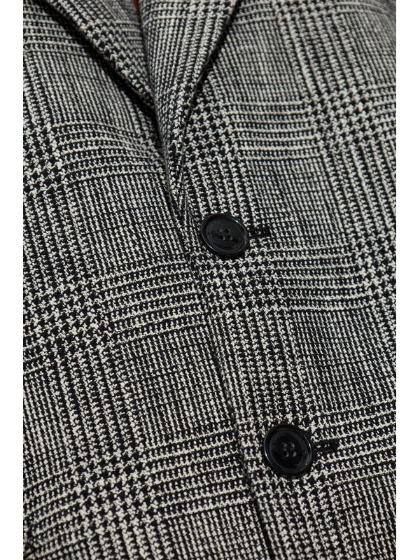 Check Cotton
  Single Tailored Jacket