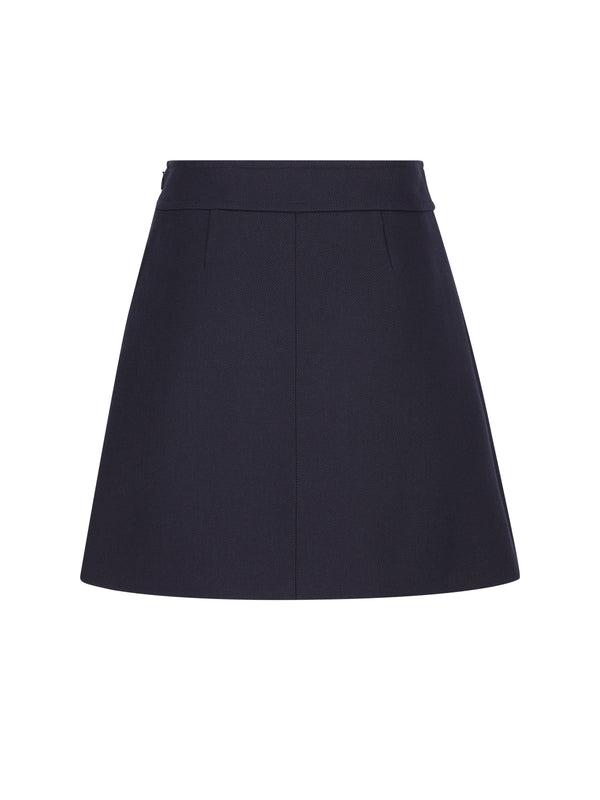 Wool Mini Skirt