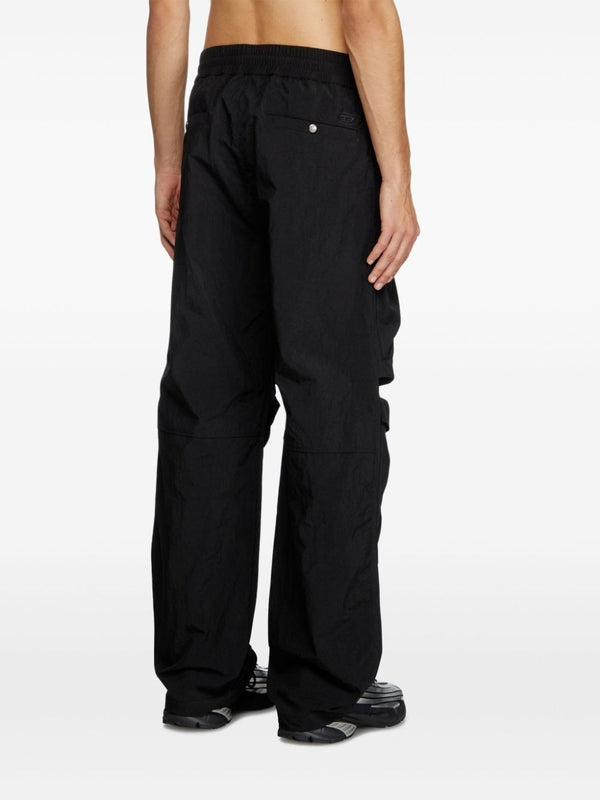 Zipper Pocket Nylon Pants