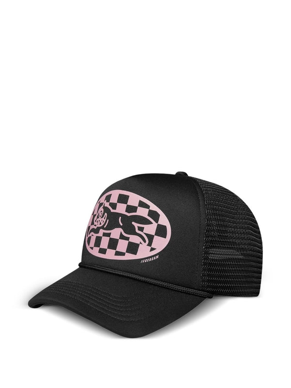 Ice Cream Black Ball Cap