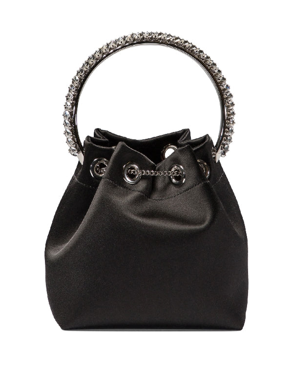 Bon Bon Crystal Satin Bucket
  Bag