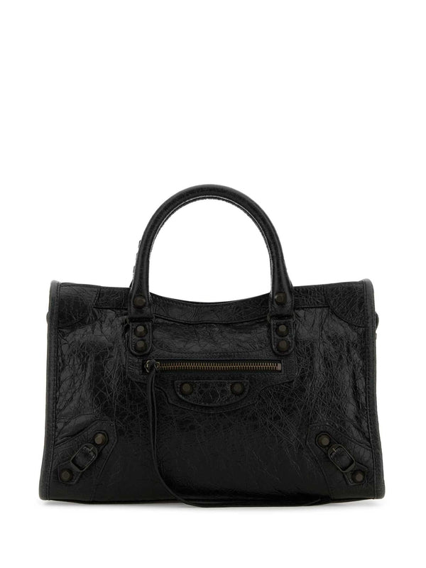 Balenciaga City Small Black Tote Bags