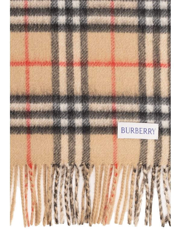 Reversible Check Cashmere
  Scarf