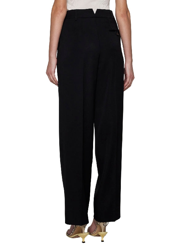 TITOLO Pleated Wool Pants