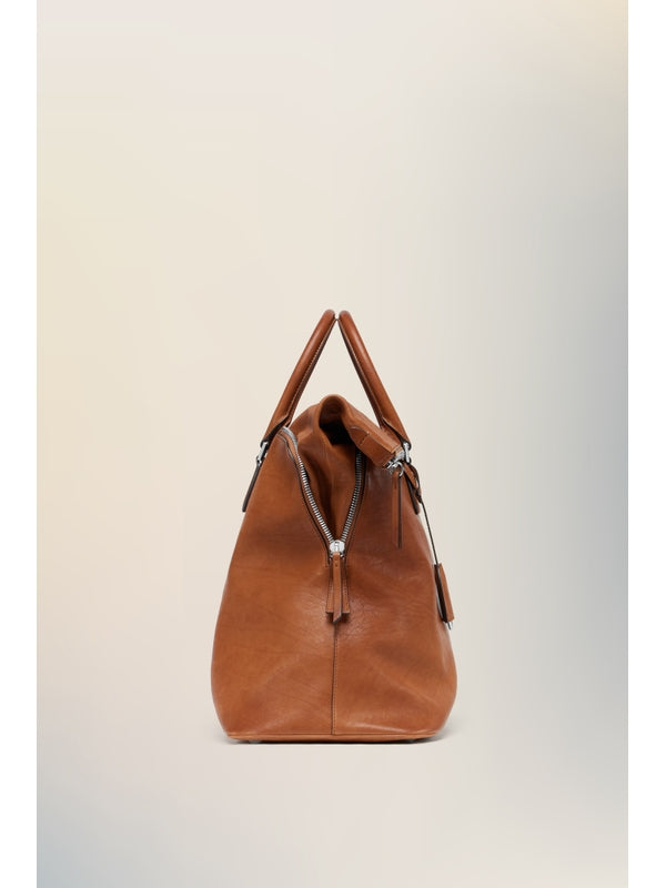 5ac Brown Leather Tote Bag