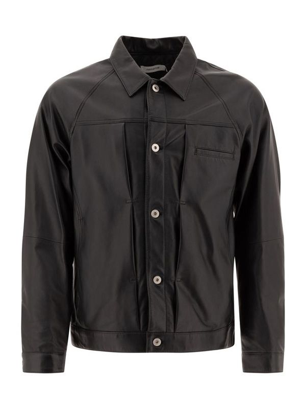 Fast Pocket Leather Jacket