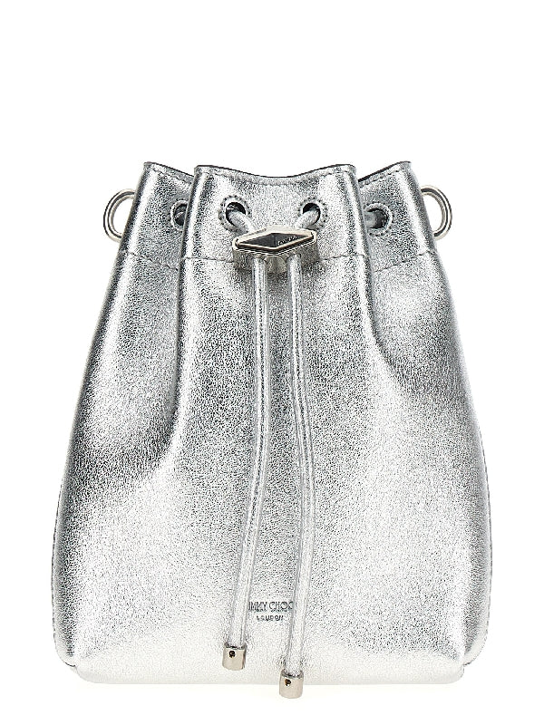 Bon Bon Metallic Leather
  Bucket Bag