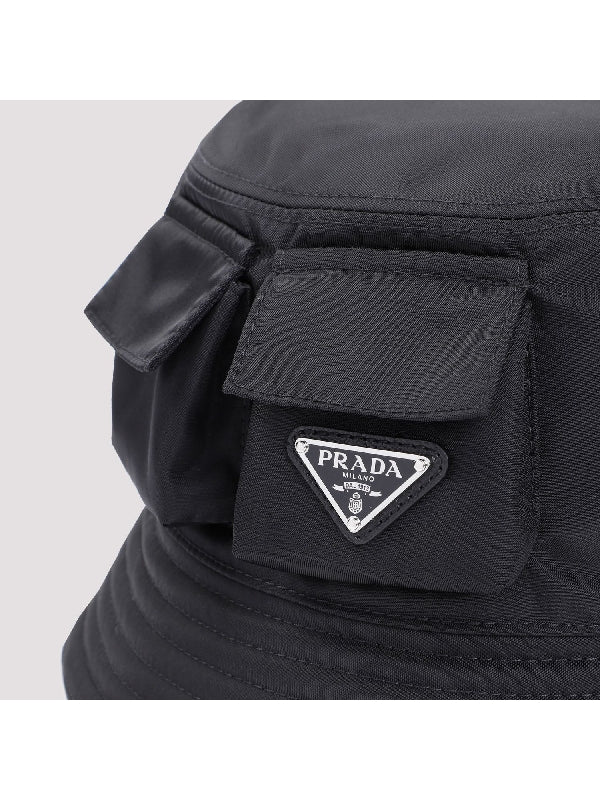 Triangle Logo Pocket Bucket Hat