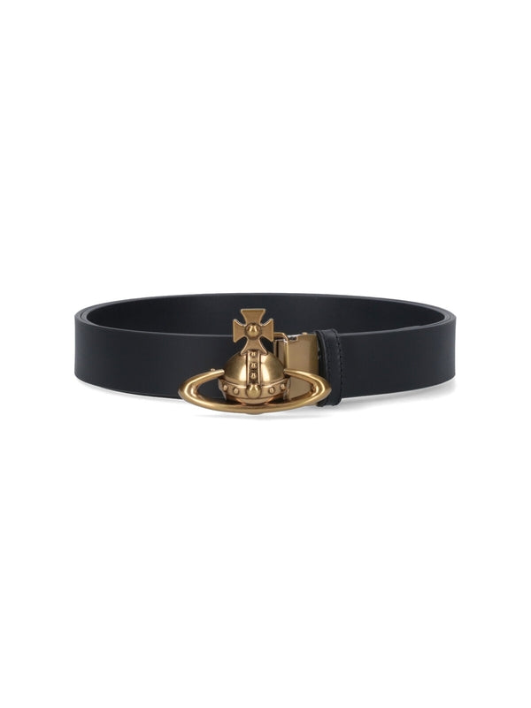 Vivienne Westwood Black Leather Belts