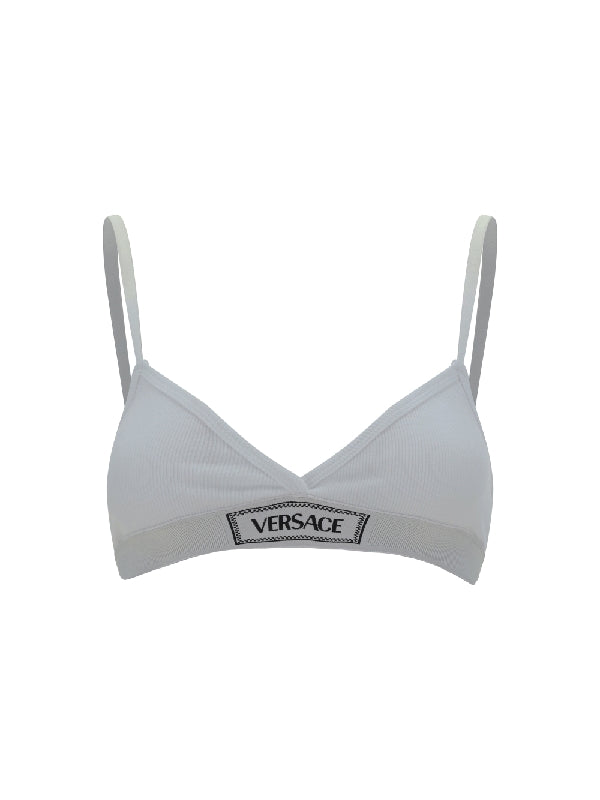 Logo Banding Cotton Bra Top