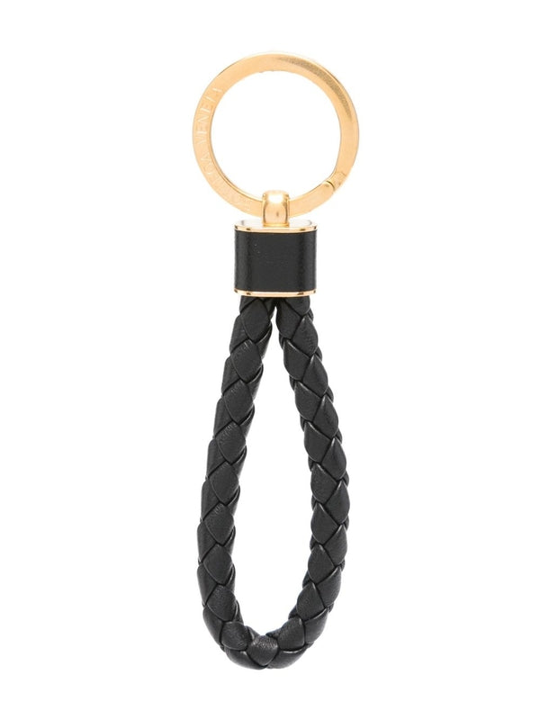Bottega Veneta Black Keyring
