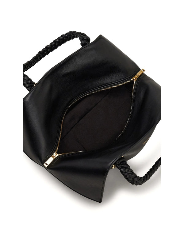 Scarf Leather Medium Tote Bag