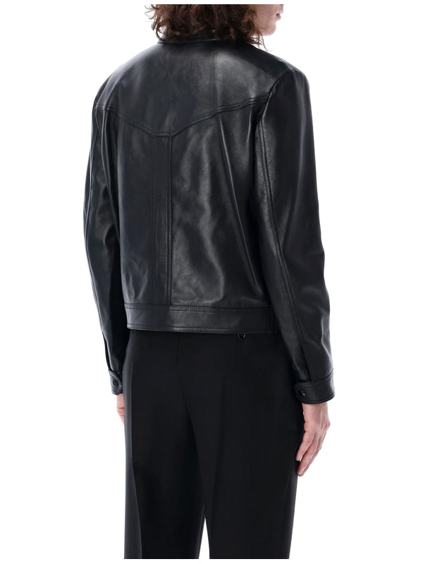 Loose Leather Jacket