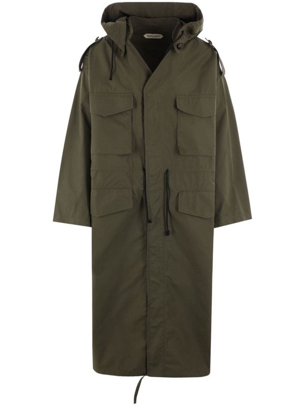 Multi Pocket Long Parka