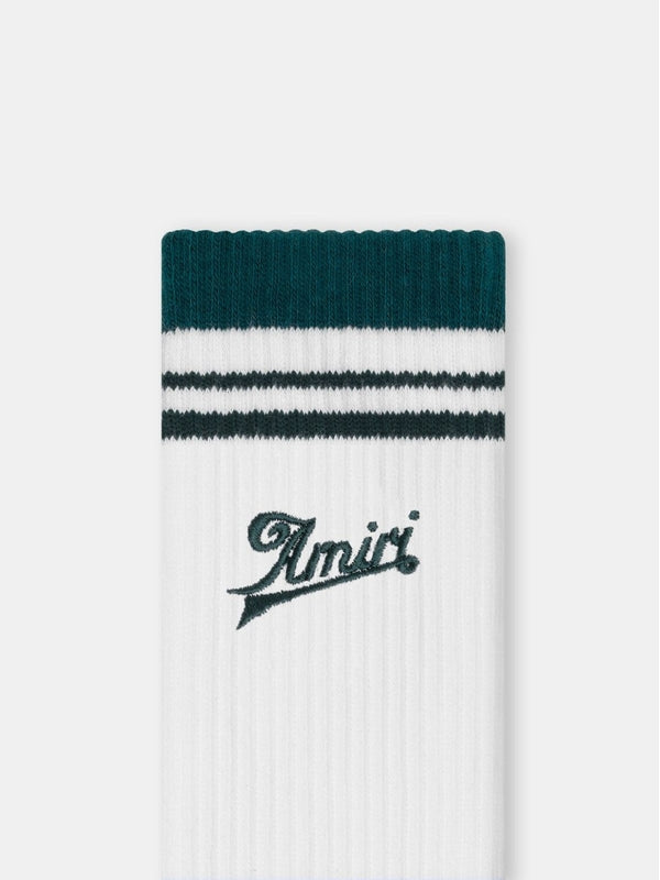 Logo Embroidered High-top Socks