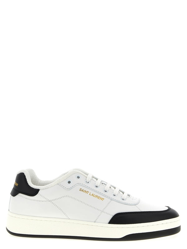 Saint Laurent White Low Top Sneakers