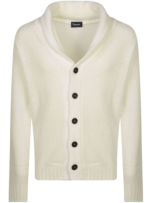 White Wool Cardigan