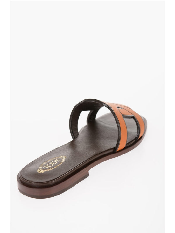 Tod'S Orange Slides
