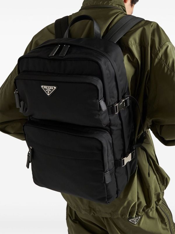 Triangle Logo Re-Nylon Backpack