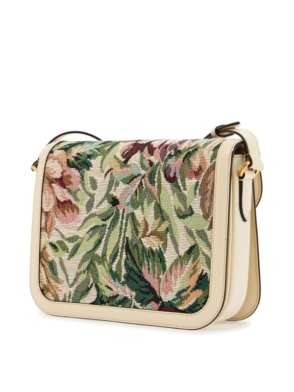 9to5 Jacquard Flower Shoulder Bag