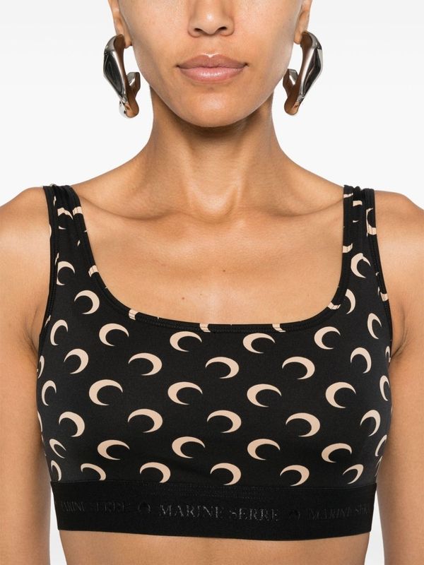 Moon Logo
  Pattern Banding Bra Top