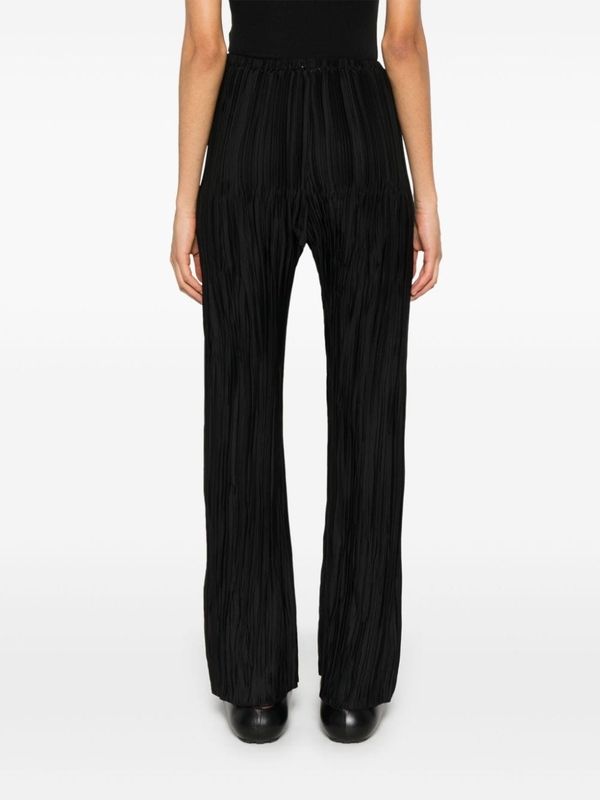 Black Pleated Pants