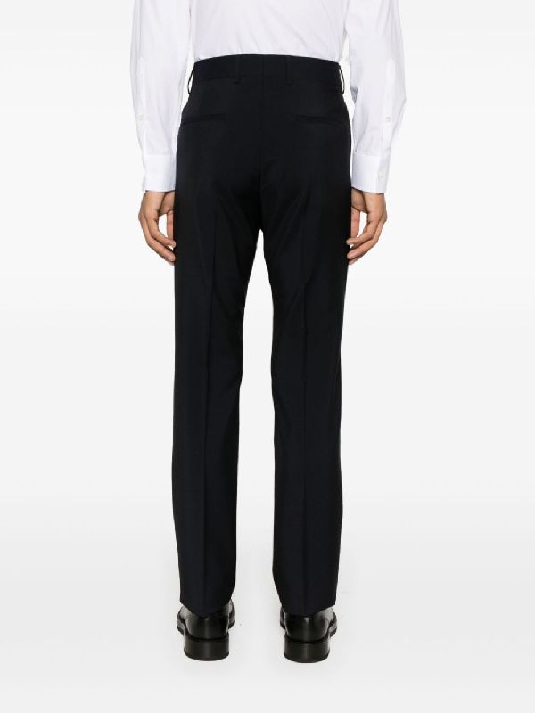 Wool Blend Tailored Pants