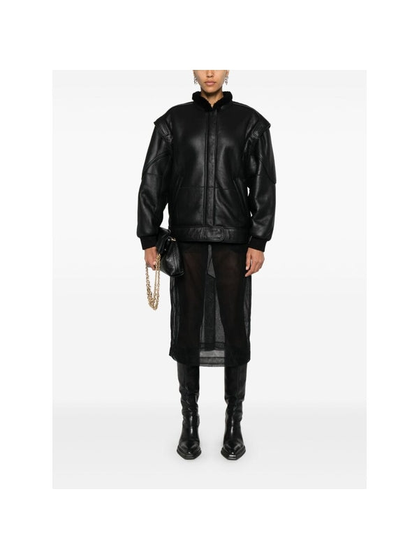 Reese Leather Bomber