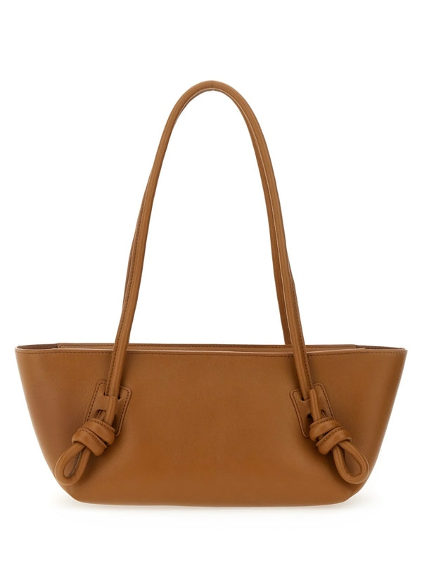 Fleca Baguette Leather Shoulder Bag