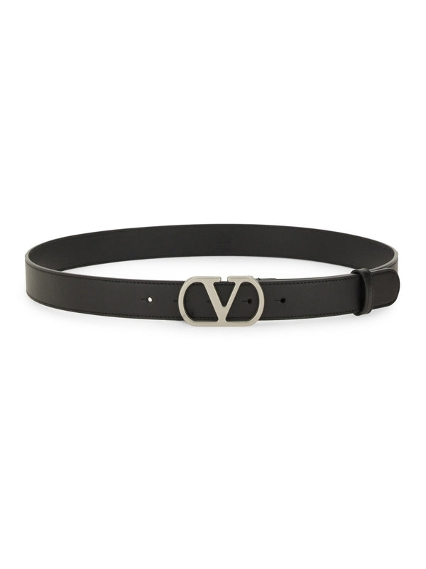Valentino Black Leather Belts