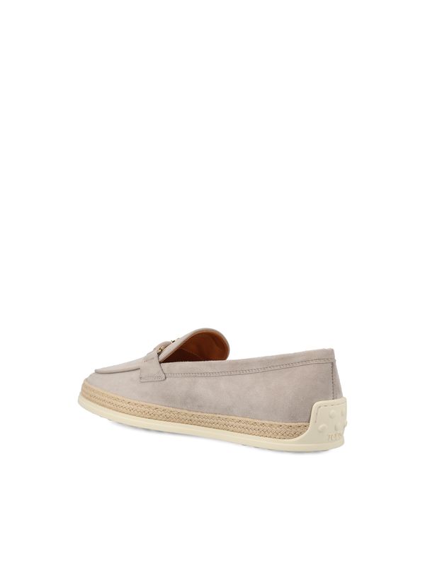 Double T Ring Suede
  Loafers