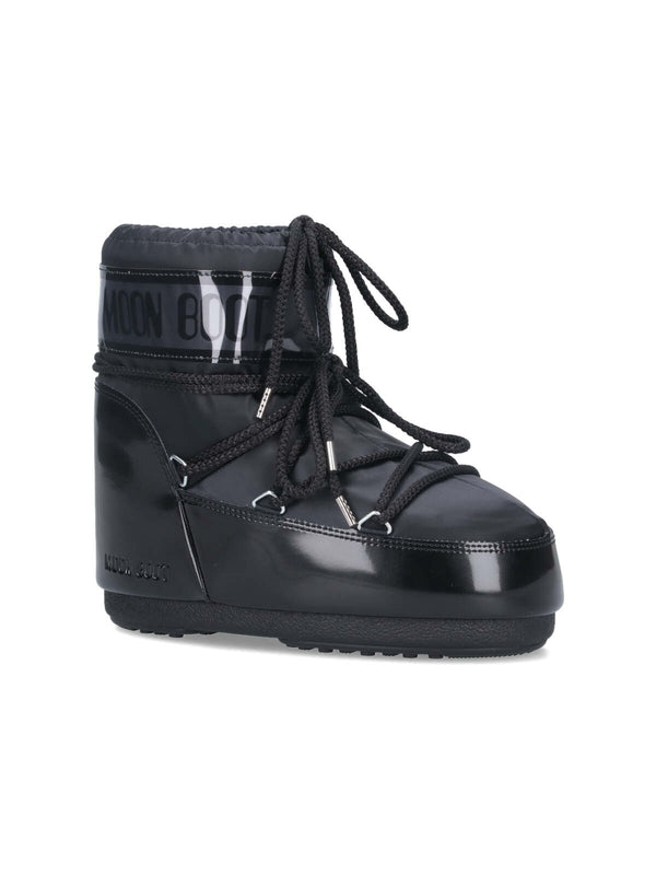 Icon Logo Lace-Up Boots