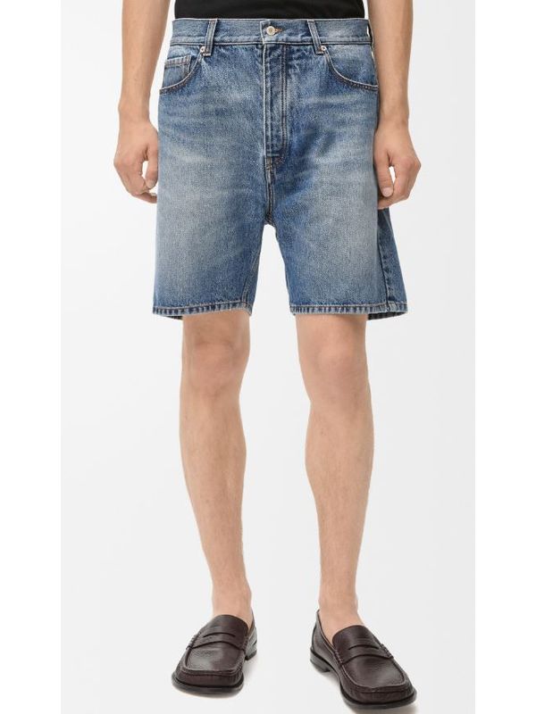 Denim Bermuda Shorts