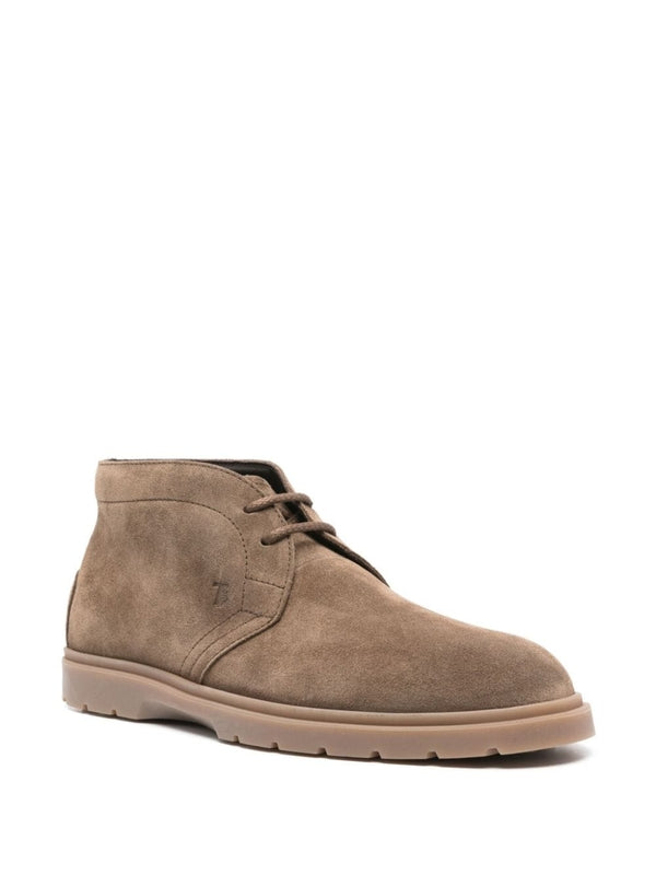 Suede Leather Desert Boots