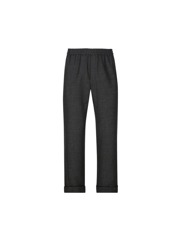 VALENTINO - Banding Wool Pants - Jente