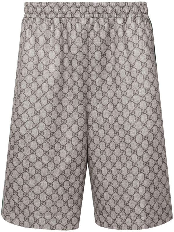 Web GG Pattern Cotton Bermuda Shorts